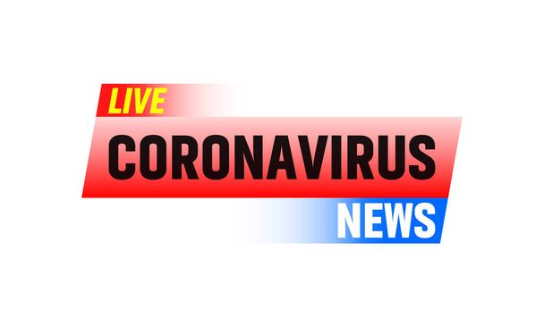 Live Coronavirus News - Vector, Imagen