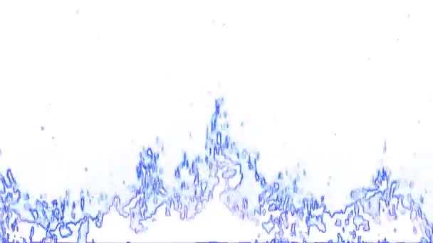 Abstract Blue Flames On A White Background  stock video is a great video. This 1920x1080 (HD) video clip can be used as background in any project. This footage will look great in your next edit, project, or movie. - Footage, Video