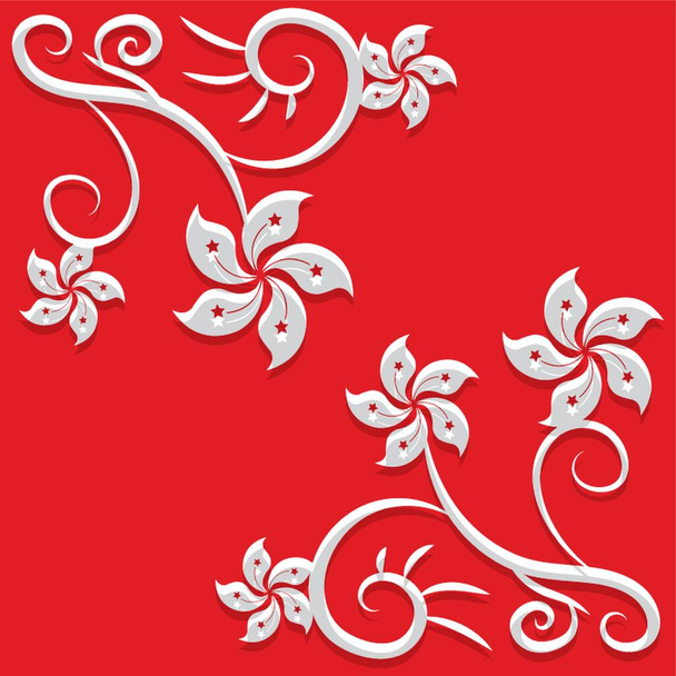 floral design background vector illustration - Vektor, Bild