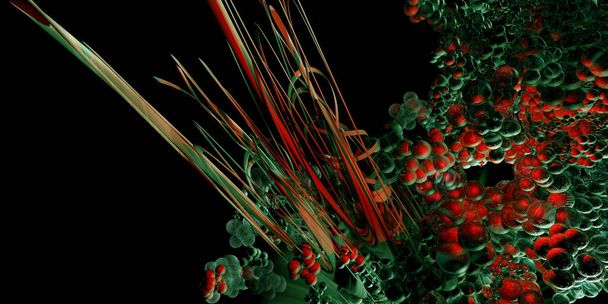 3D візуалізація абстрактних технологій цифрової концепції хай-тек готовий для банерного фону
 - Фото, зображення