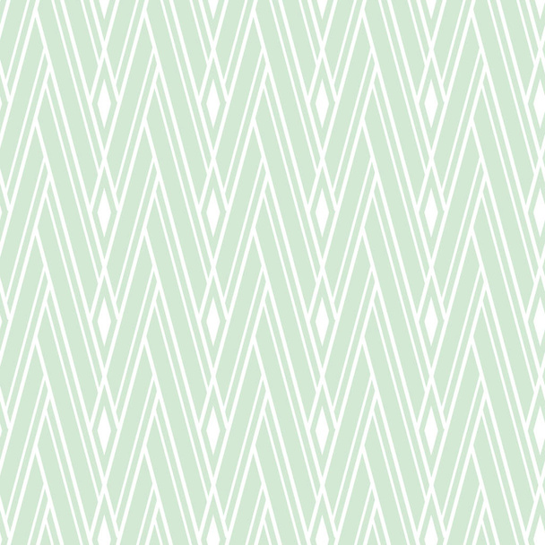 Elegant tender mint color geometric lines seamless pattern for background, fabric, textile, wrap, surface, web and print design. - Вектор, зображення