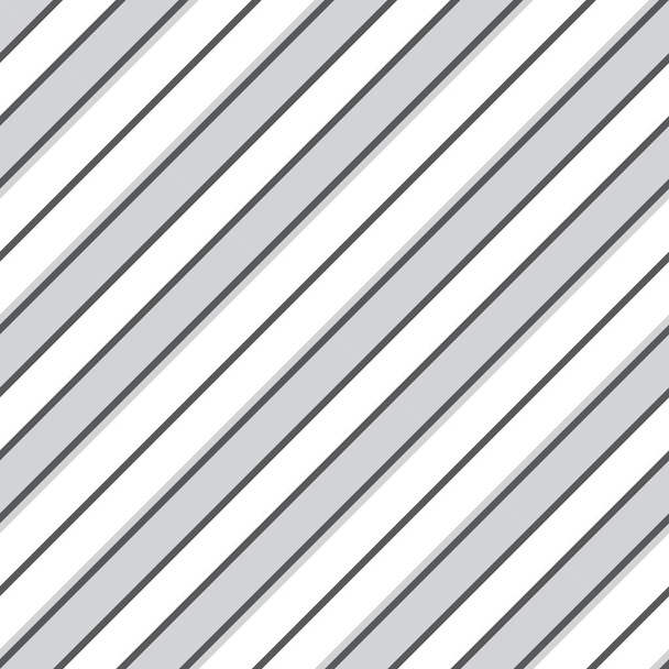 Weißer diagonal gestreifter nahtloser Musterhintergrund für Modetextilien, Grafiken - Vektor, Bild