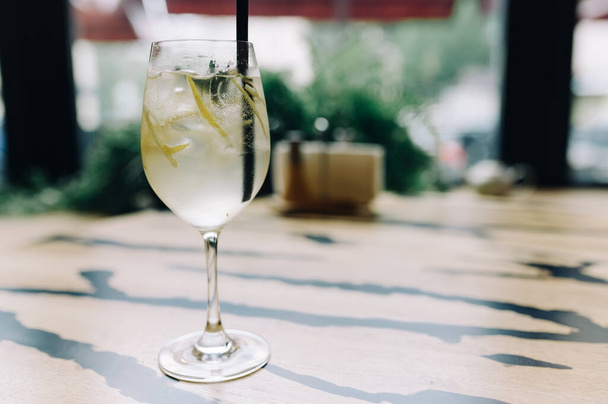 citrus alcohol cocktail a glass - Fotó, kép