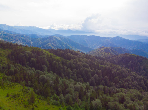 Kackarské hory a náhorní plošiny, letecký pohled - Fotografie, Obrázek