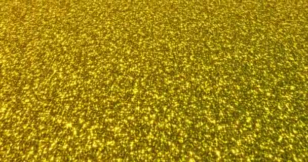 Kultainen glitter pöly tausta festivaali, puolue, tapahtuma. Gold glamur rakenne Loop 4k animaatio
. - Materiaali, video