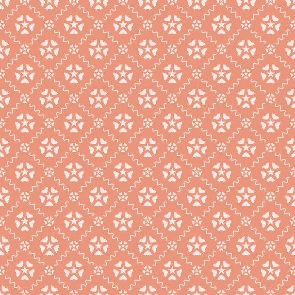 Simple seamless pattern with decorative elements. Beautiful background for fashion prints or wrapping paper. - Vettoriali, immagini