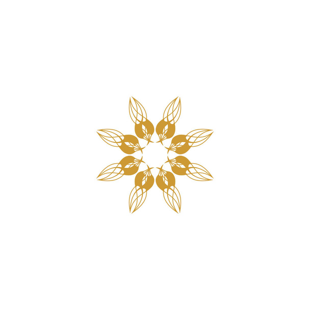 豪華な製品、ホテル、ブティック、ジュエリー、東洋の化粧品、レストラン、ショップ、店舗のためのシンボル-装飾アラビアスタイルの抽象的なシンボル-ロゴデザインテンプレートのベクトルセット - ベクター画像