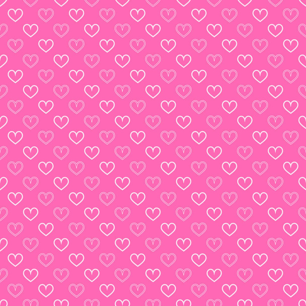 Stylish hearts seamless vector pattern. Wedding background. Romantic vector wallpaper for your design. - Vektori, kuva
