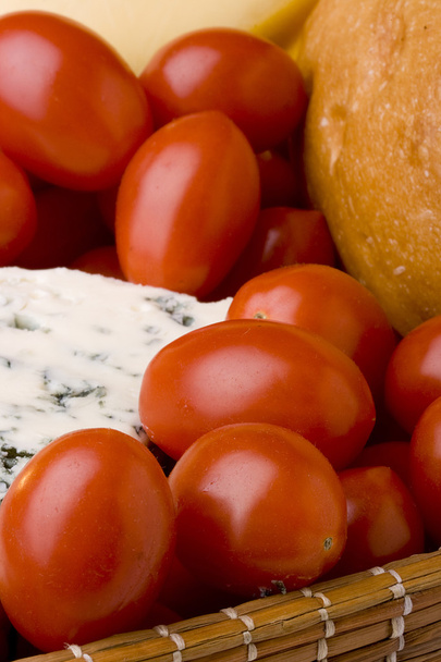 Slice of the Danish blue cheese - Foto, Imagem