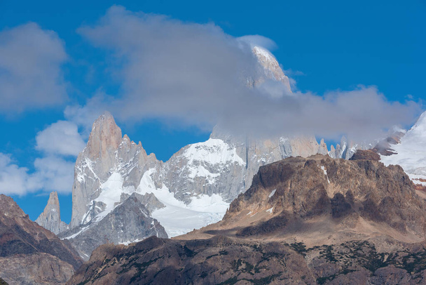 Fitz Roy mountain near El Chalten, in Patagonia, Argentina - Photo, Image