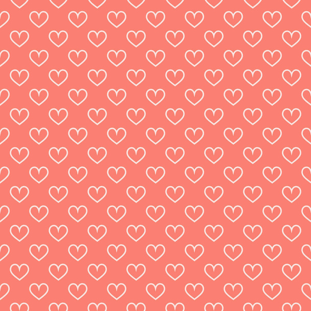 Stylish hearts seamless vector pattern. Wedding background. Romantic vector wallpaper for your design. - Вектор, зображення