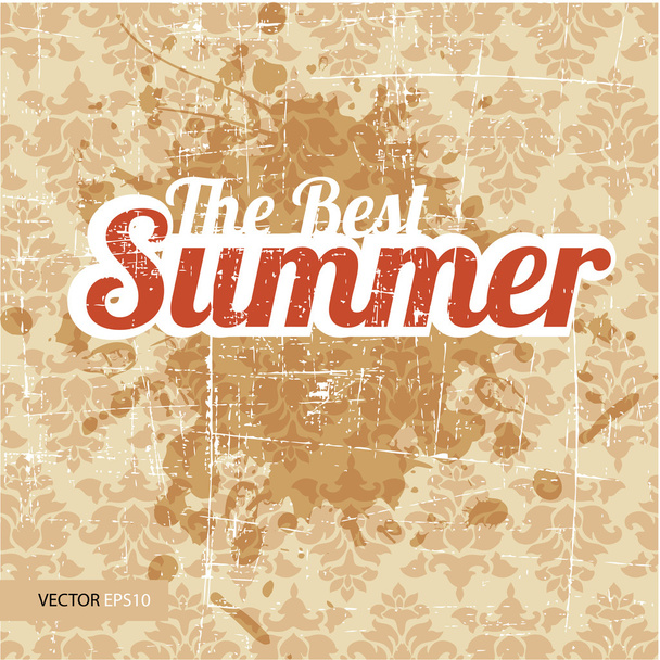 Summer design - Wektor, obraz