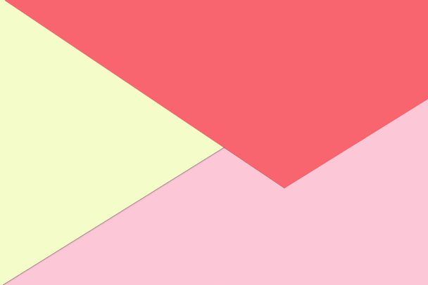 Абстрактний геометричний паперовий фон. жовтий, лимонний, рожевий, червоний
. - Фото, зображення