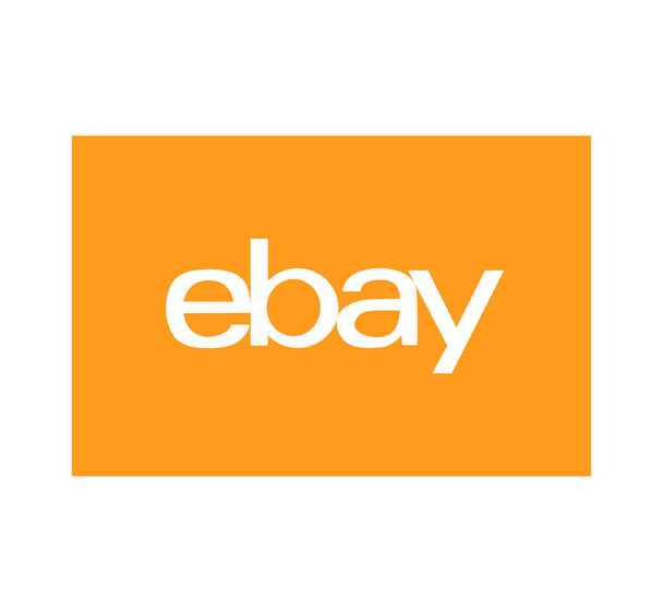 Ebay logo. Ebay is an American corporation and e-commerce company. Providing sales services. Ebay leader in e-commerce . Kharkiv, Ukraine - June, 2020 - Foto, Imagem