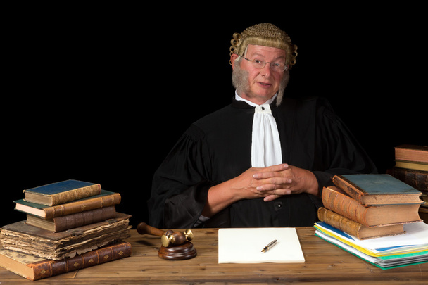 Isolated judge - Φωτογραφία, εικόνα