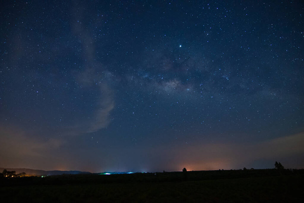 Via Lattea stella galassia cielo notte backglound - Foto, immagini