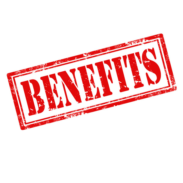 Benefits-stamp - Vector, Image