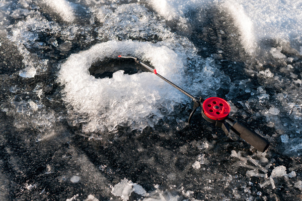zimní rybolov - Fotografie, Obrázek