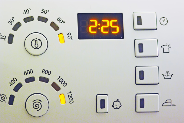 Painel de controle da máquina de lavar - Foto, Imagem
