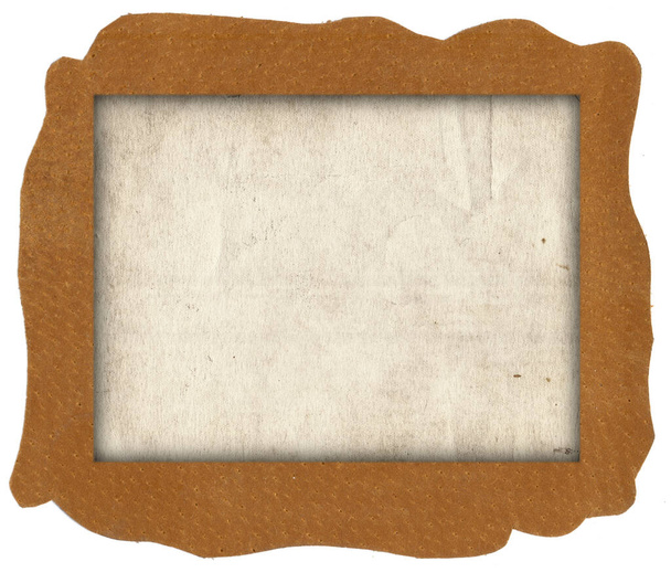 Textura de cuero natural marrón con fondo de textura de papel fotográfico antiguo
 - Foto, Imagen