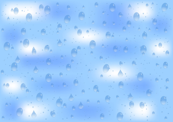 Doppi d'acqua con sfondo cielo
 - Vettoriali, immagini