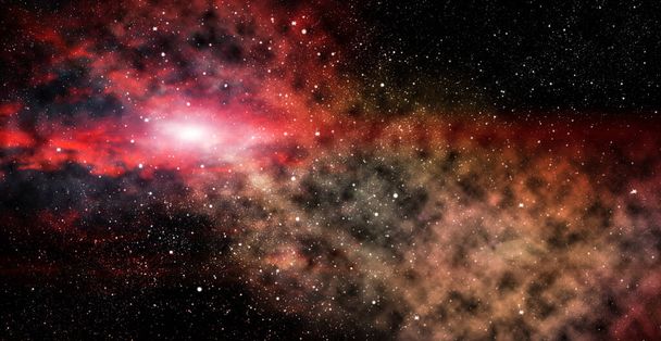 Γαλαξιακά αστέρια. Αφηρημένο κοσμικό διαστημικό υπόβαθρο με αστρόσκονη και νεφέλωμα - Φωτογραφία, εικόνα