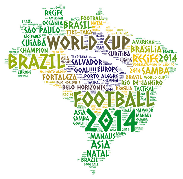 Nuage de mots de Carte du Brésil
 - Photo, image