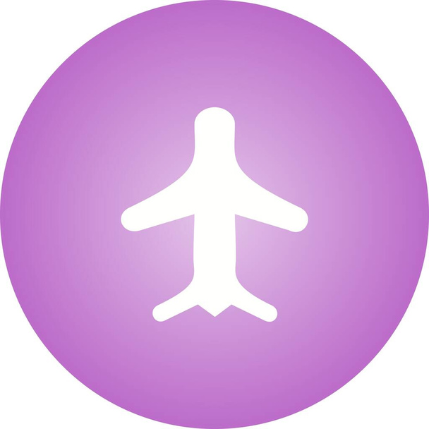 Уникальный самолет и векторная икона
 - Вектор,изображение