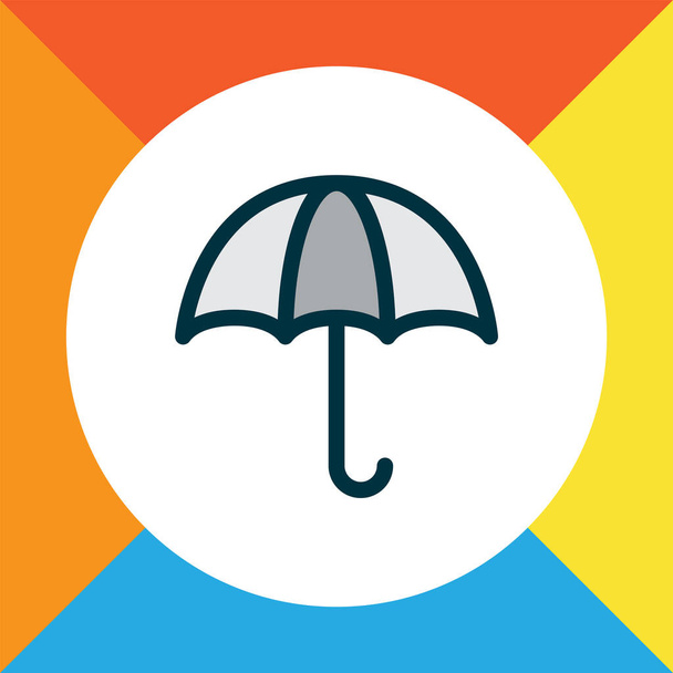 Icono de comida símbolo de línea de color. Elemento paraguas aislado de primera calidad en estilo moderno
. - Foto, imagen
