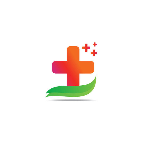 zdravotní péče list logo design moderní - Vektor, obrázek