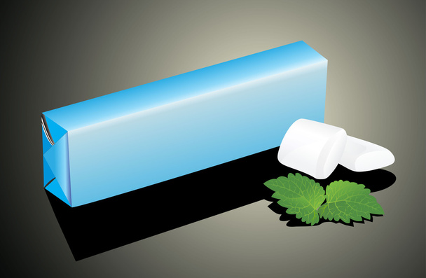 Chewing gum isolated - Vector, afbeelding