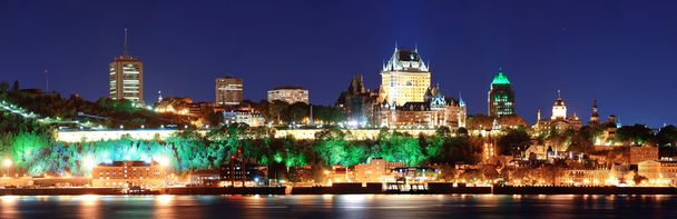 Geceleri Quebec şehri - Fotoğraf, Görsel