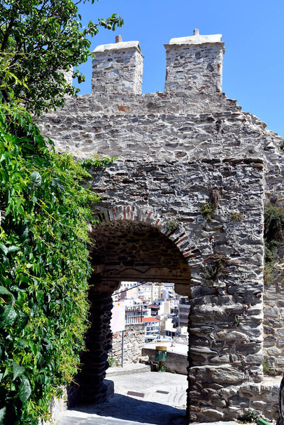 Greece, Kavala, archway in fortified wall - Photo, Image