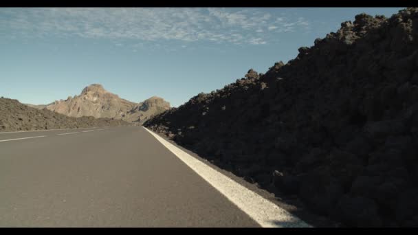 Carretera en el Parque Nacional del Teide - Video, Çekim