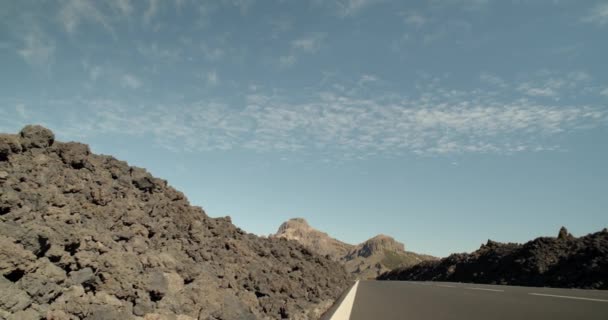 Carretera en el Parque Nacional del Teide - Video, Çekim