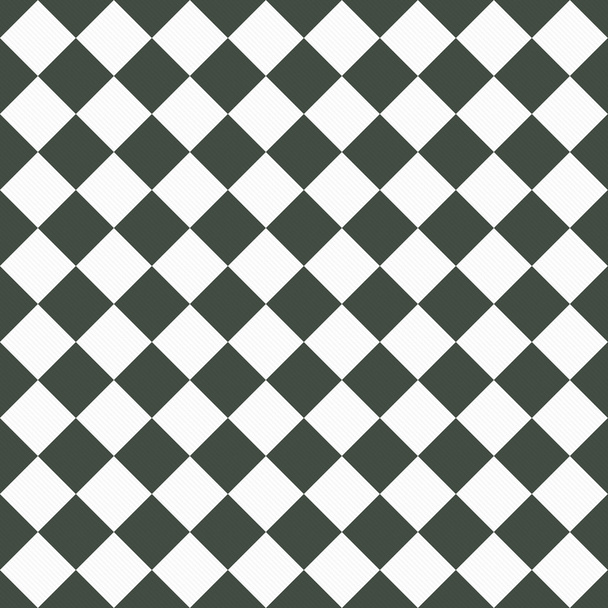 mittlere graue und weiße diagonale Karos auf texturiertem Stoffrücken - Foto, Bild