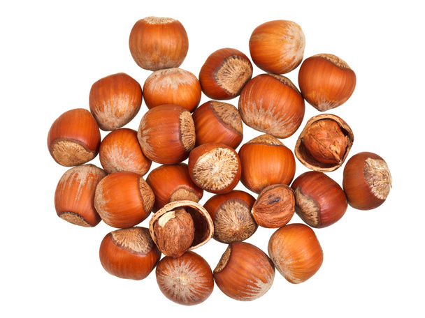 hrst lískových ořechů, samostatný - Fotografie, Obrázek