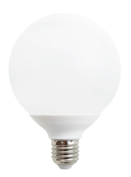 grande bola de poupança de energia lâmpada fluorescente compacta
 - Foto, Imagem