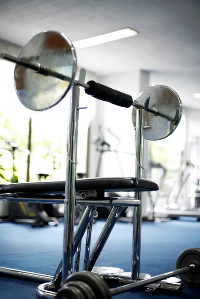 Close up of equipments in gym - Foto, imagen