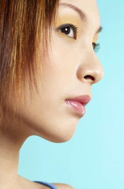 Close-up of a woman's face - Foto, Imagem