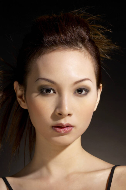 young woman with makeup - Zdjęcie, obraz