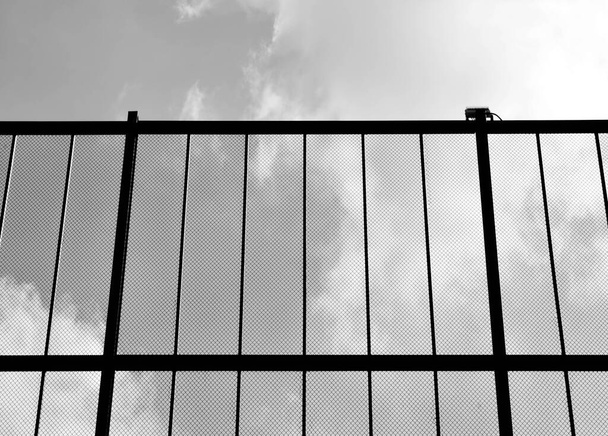 cage metal wire - monochrome - Photo, Image
