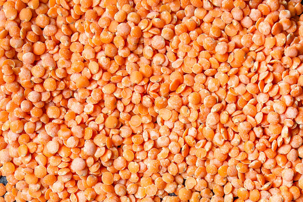 lentils bean product set Menu concept serving size. food background top view copy space organic healthy eating - Photo, Image
