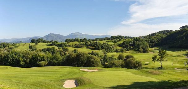 Paysage d'un terrain de golf au Pays Basque, Espagne - Photo, image