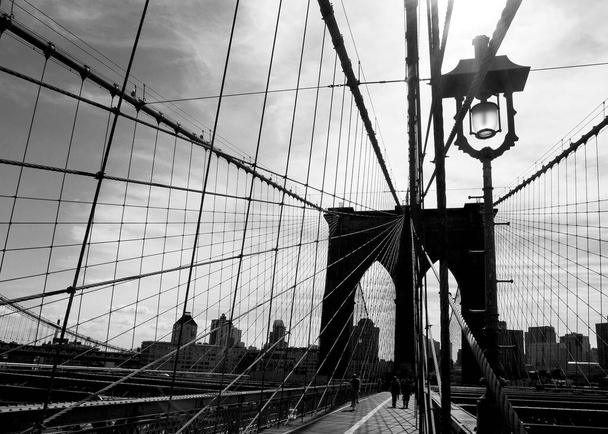 Brooklyn Bridge, Nova Iorque
 - Foto, Imagem