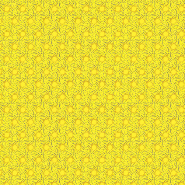 Sonnige gelbe Abbildung nahtloses Muster - Vektor, Bild
