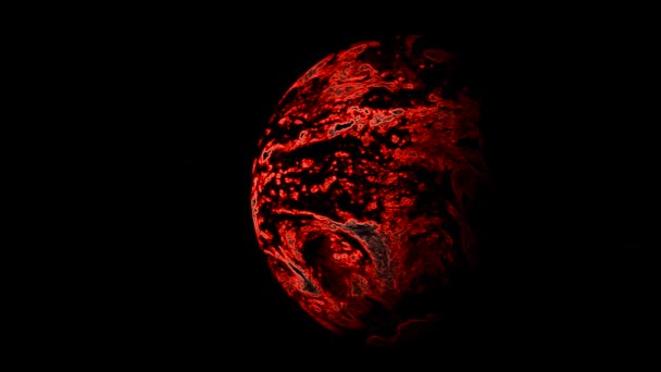 Red Rotating Planet Akcje wideo to świetny film. Ten klip wideo 1920x1080 (HD) może być wykorzystywany jako tło w każdym projekcie. Ten materiał będzie wyglądał świetnie w następnej edycji, projekcie lub filmie. - Materiał filmowy, wideo