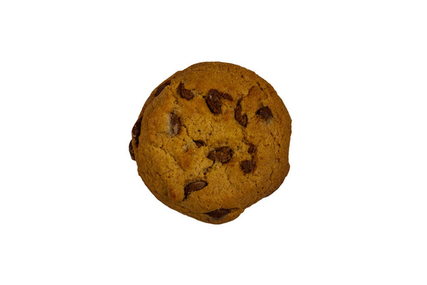 čokoládové sušenky izolované na bílém pozadí - Fotografie, Obrázek