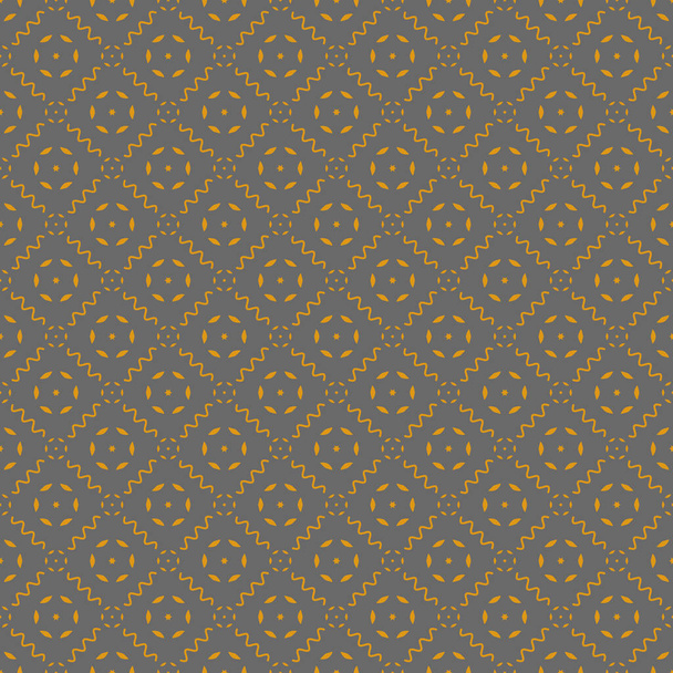 Simple seamless pattern with decorative elements. Beautiful background for fashion prints or wrapping paper. - Vektör, Görsel
