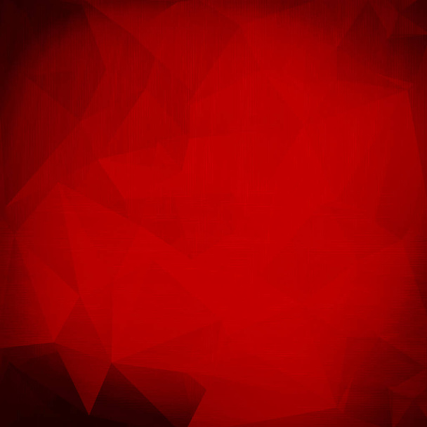 bright red triangle polygonal background texture - Photo, Image